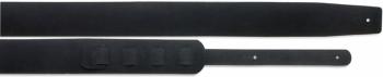 6.5cm/ 2.55" Padded leather (suede) guitar strap - Standard (ST-SLPL 15 BLK)