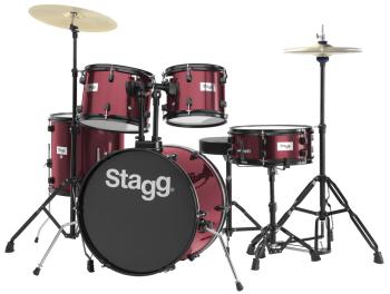 5-piece, 6-ply basswood, 20" standard drum set with hardware & cymbals (ST-TIM120B WR)
