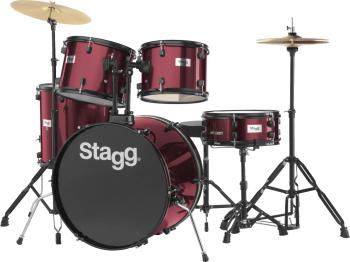 5-piece, 6-ply basswood, 22" standard drum set with hardware & cymbals (ST-TIM122B WR)
