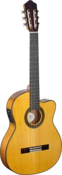 4/4 cutaway acoustic-electric flamenco classical guitar with thin body (AN-CF1246TCFI-S)