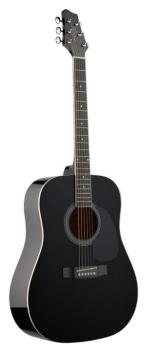 Acoustic Dreadnought Guitar with basswood top (ST-SW201BK)