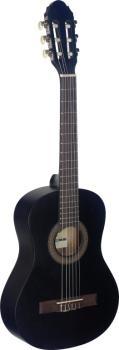 1/2 black classical guitar with linden top (ST-C410 M BLK)