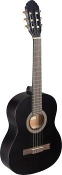 3/4 black classical guitar with linden top (ST-C430 M BLK)