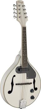 White acoustic-electric bluegrass mandolin with nato top (ST-M50 E WH)
