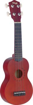 Traditional soprano ukulele with "tattoo" design, in black nylon gigba (ST-US10  TATTOO)