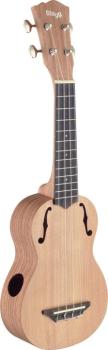 Traditional soprano ukulele with solid cedar top (ST-USX-ROS-S)