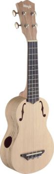 Traditional soprano ukulele with solid spruce top (ST-USX-SPA-S)