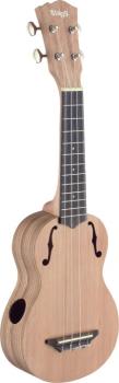 Traditional soprano ukulele with solid cedar top (ST-USX-ZEB-S)