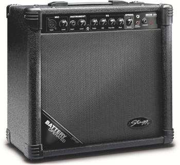 20 W RMS Battery-operated acoustic Guitar Amplifier with spring reverb (ST-MOB20 USA)